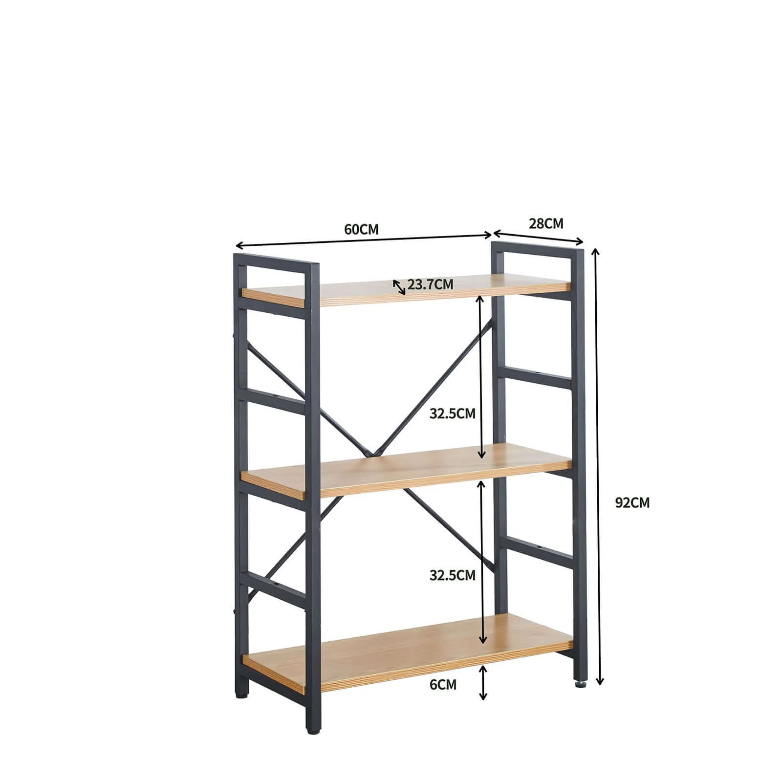 Etagère Bristol : Style industriel, Bois et métal - Image 14