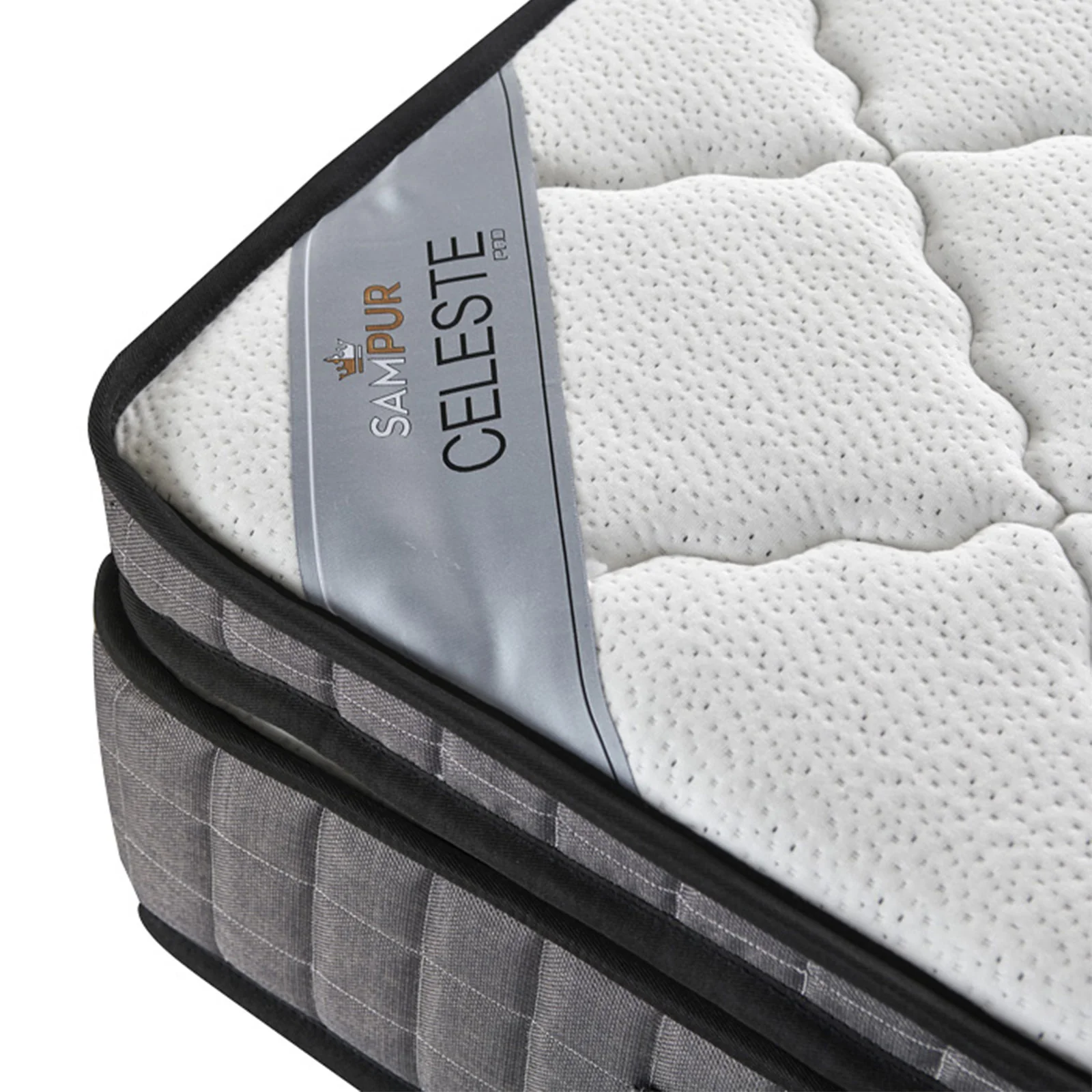 Matelas mémoire de forme, ressorts ensachés - Collection Céleste - Image 4