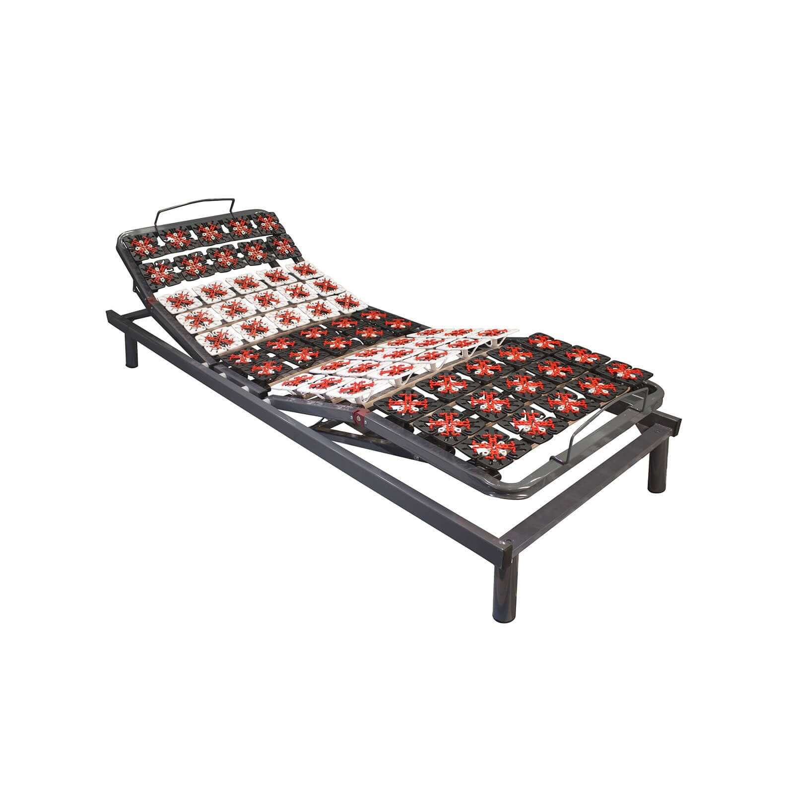 Pack lit électrique orthopédique, tissu gris clair, matelas inclus - Collection Technoflex - Image 10