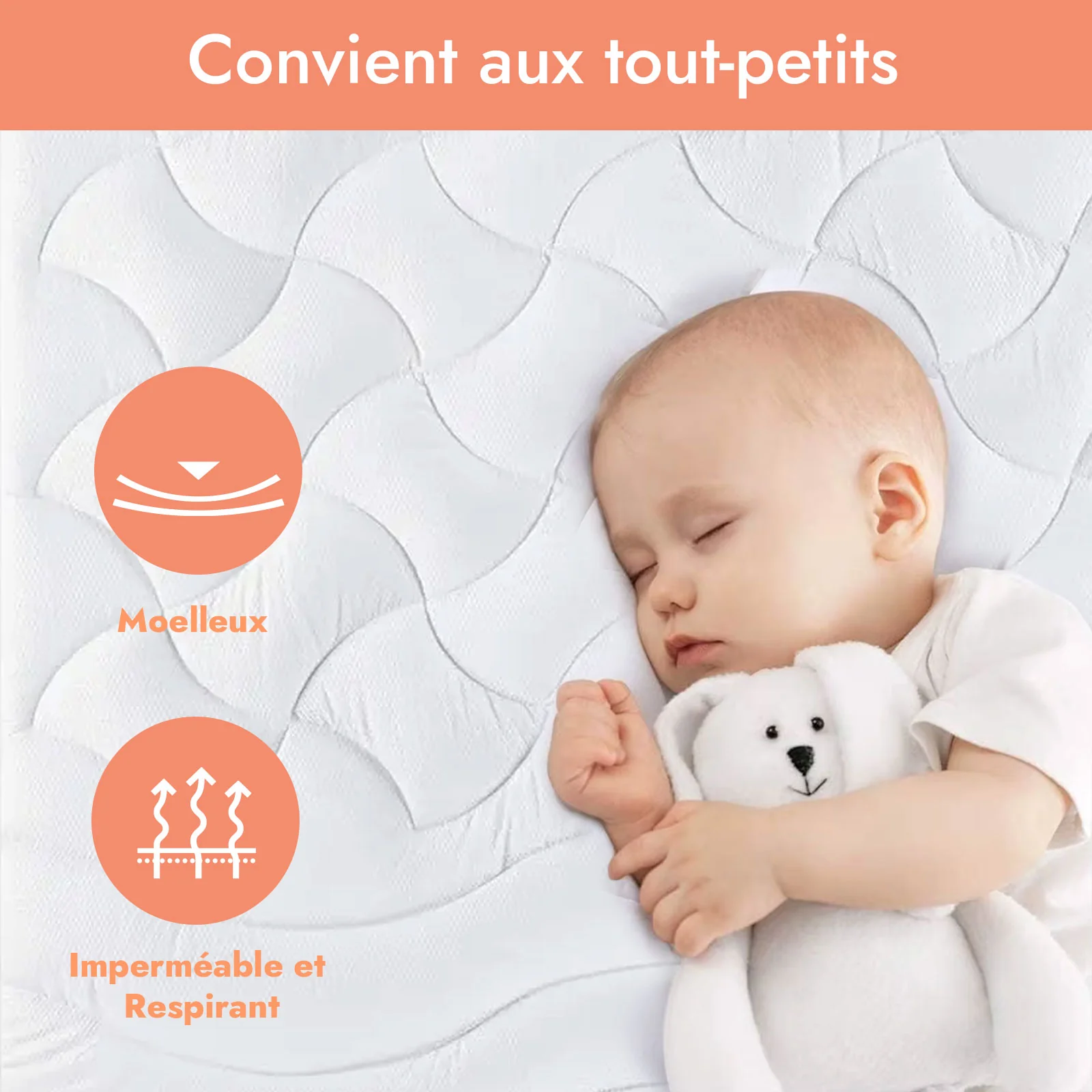 Surmatelas ConforProtect BB Waterproof : surmatelas et protège-matelas - Image 4